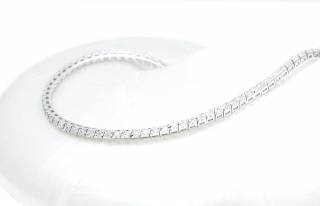 White gold bracelet with diamonds